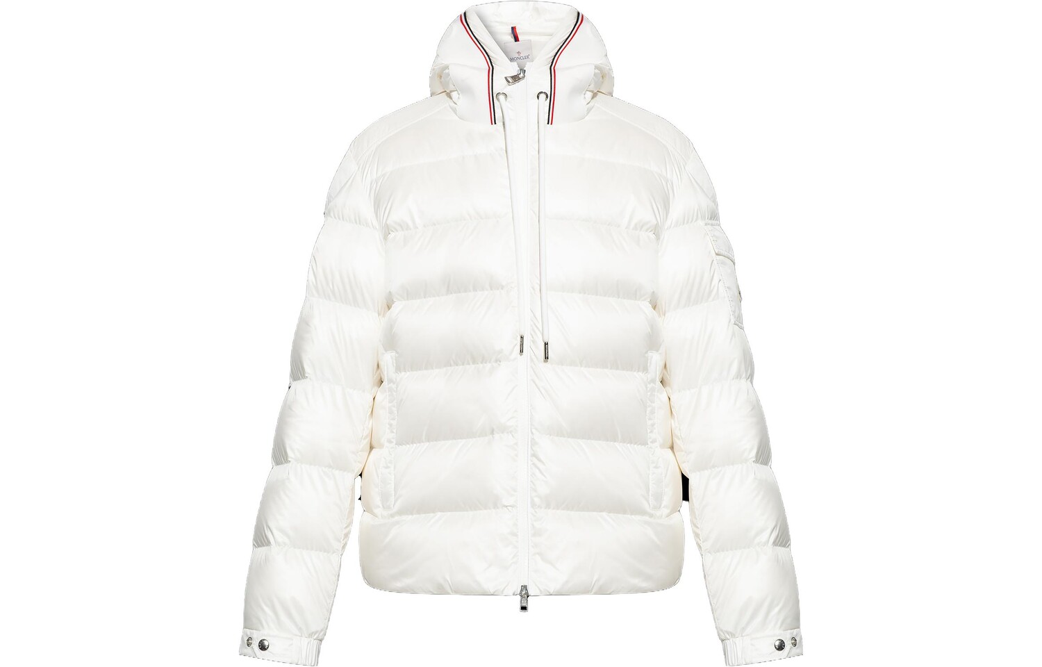 

Пуховик мужской белый Moncler