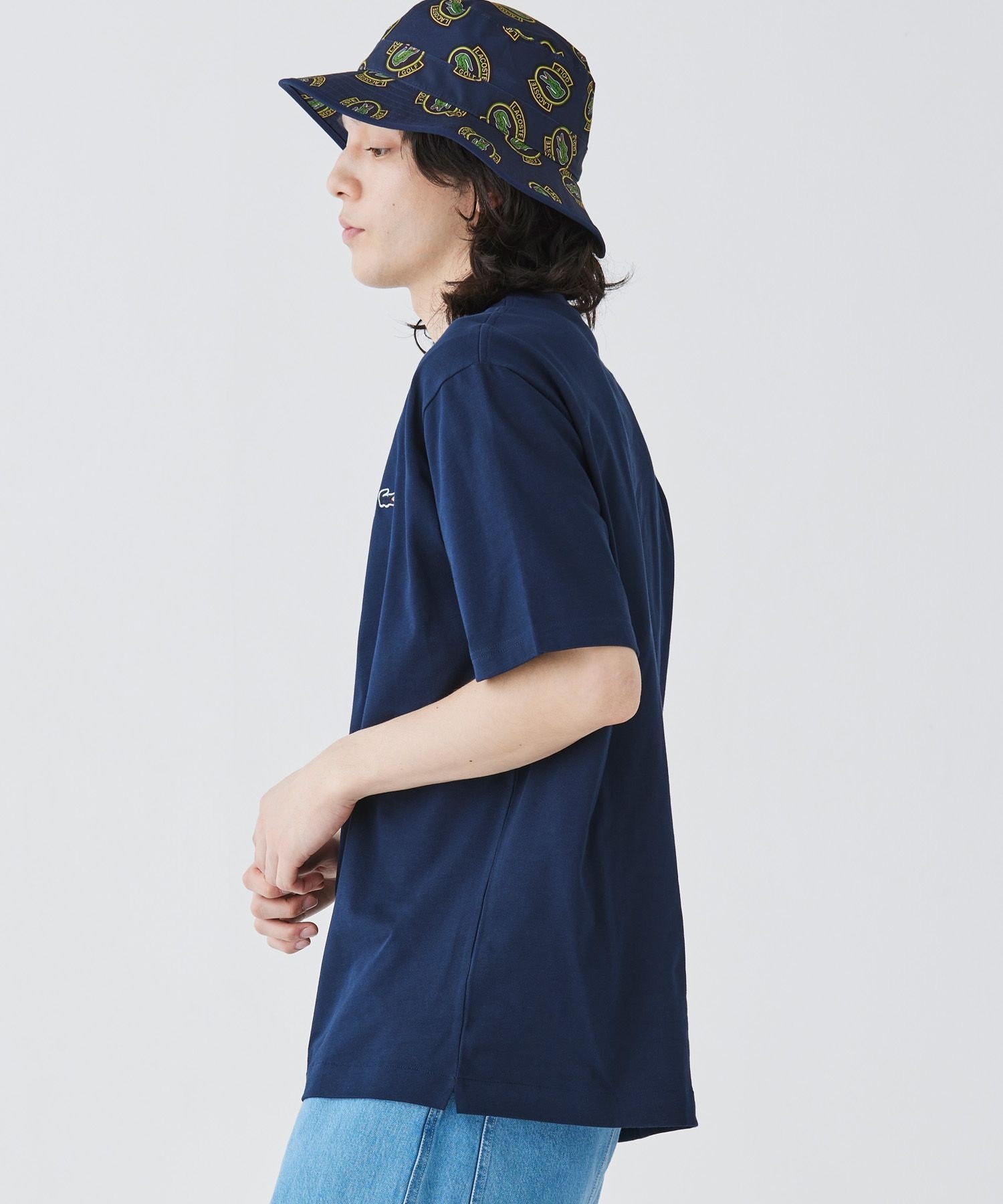 Футболка LACOSTE Контурные Часы, Navy — фото 3