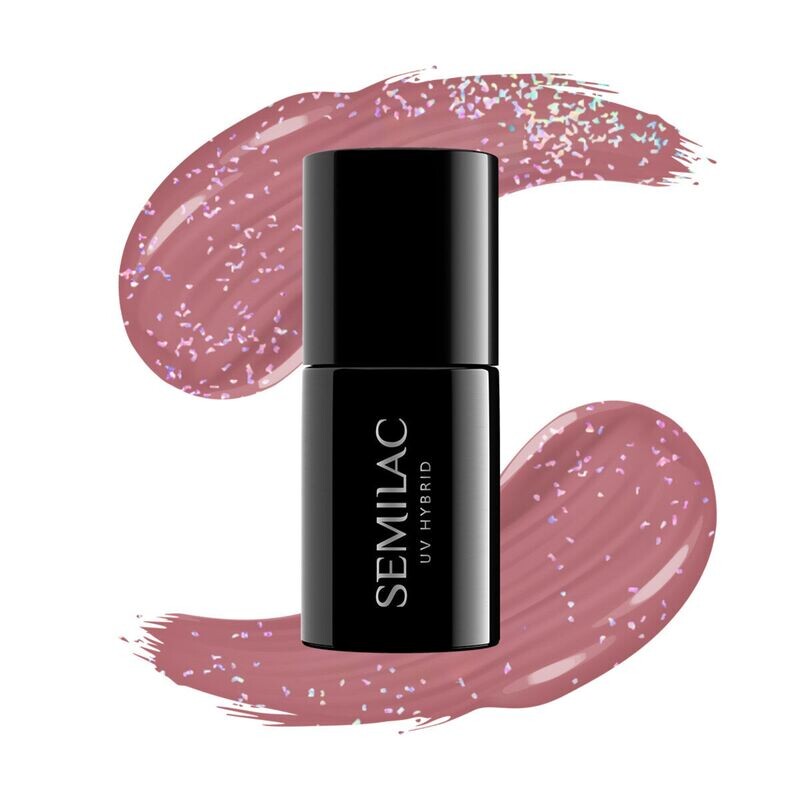 

УФ-лак для ногтей 321 Shimmer Dust Caramel Semilac, 7 ml
