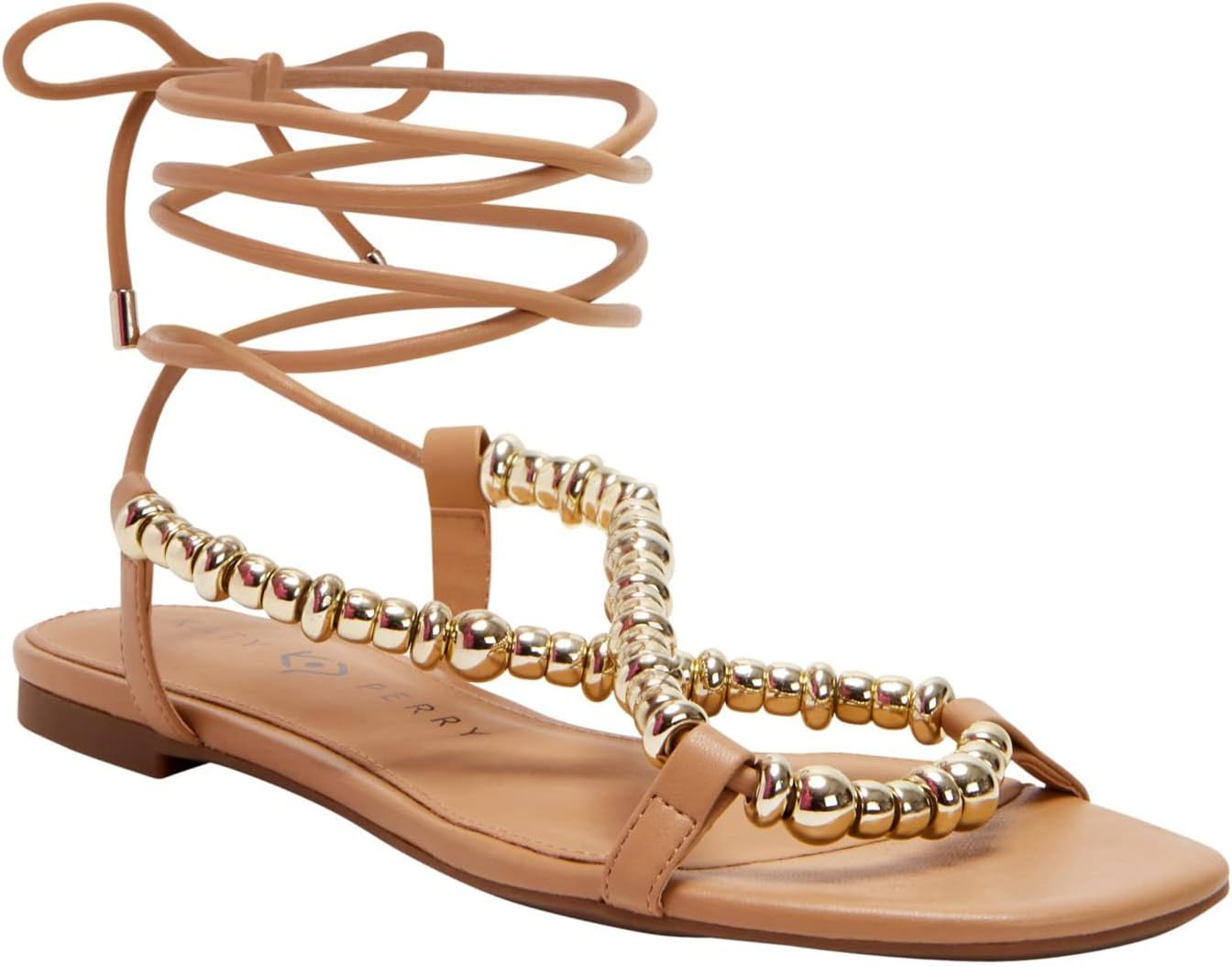 

Сандалии Katy Perry The Halie Bead Sandal, цвет Biscotti/Gold