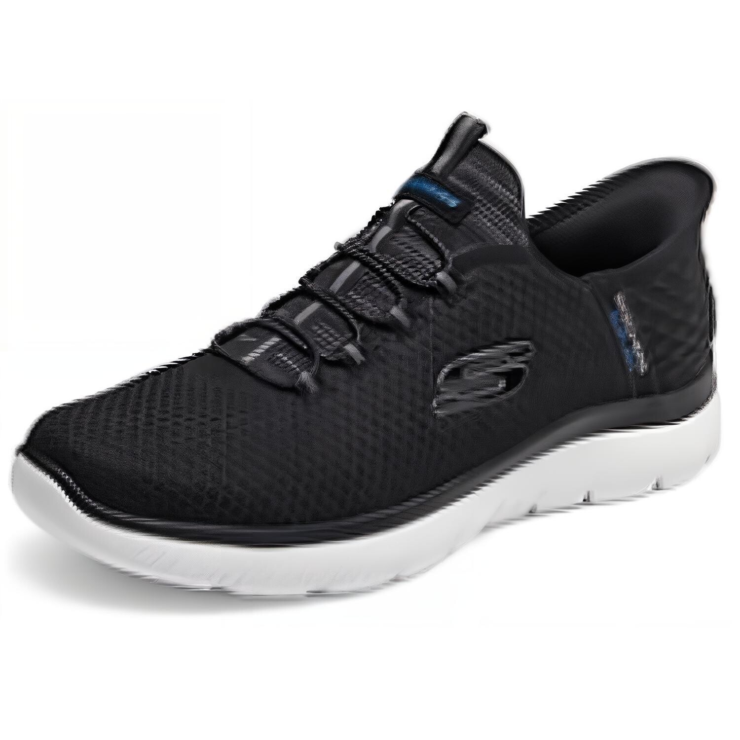 Кроссовки Skechers Sport Lifestyle Shoes Men Low-top Black/White, черный/белый — фото 3