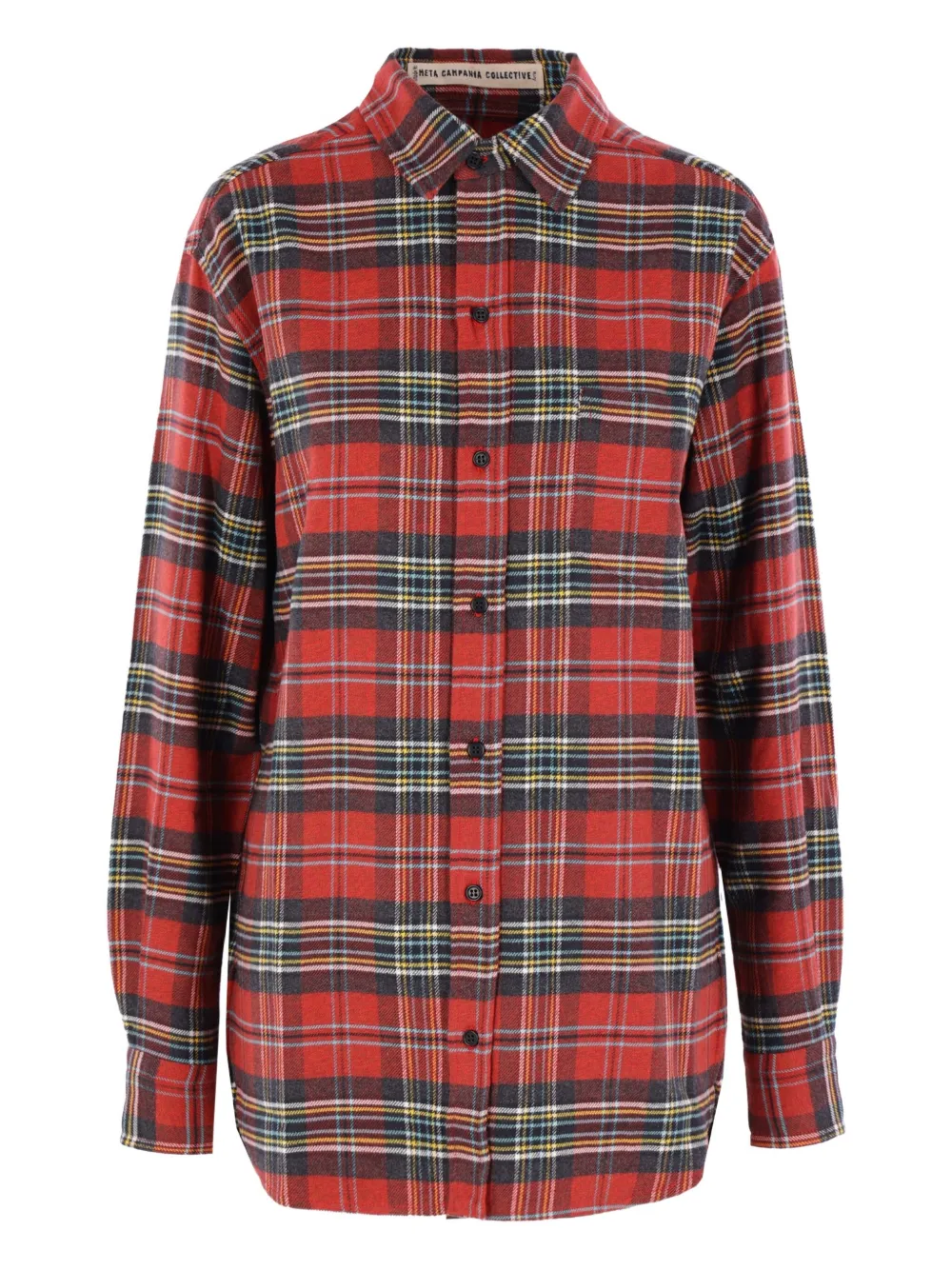 

Рубашка в клетку Meta Campania Collective, красный