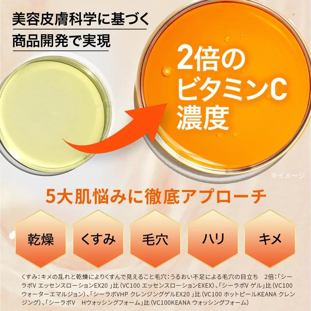 Сыворотка-гель увлажняющая Dr.Ci:Labo VC100 Water Emulsion, 80 г — фото 4