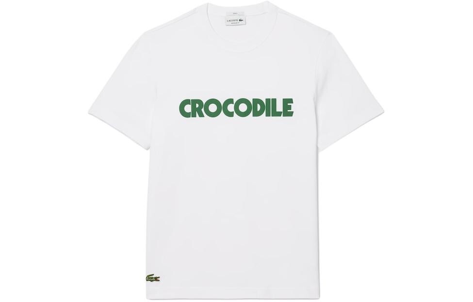 

Футболка унисекс белая Lacoste, белый