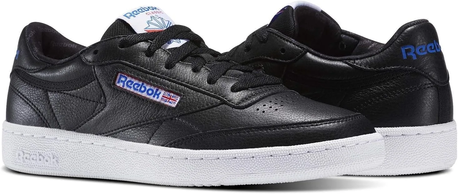 Гимнастические кроссовки Reebok Club C 85 So для мужчин, белый/черный/красный/синий/серый