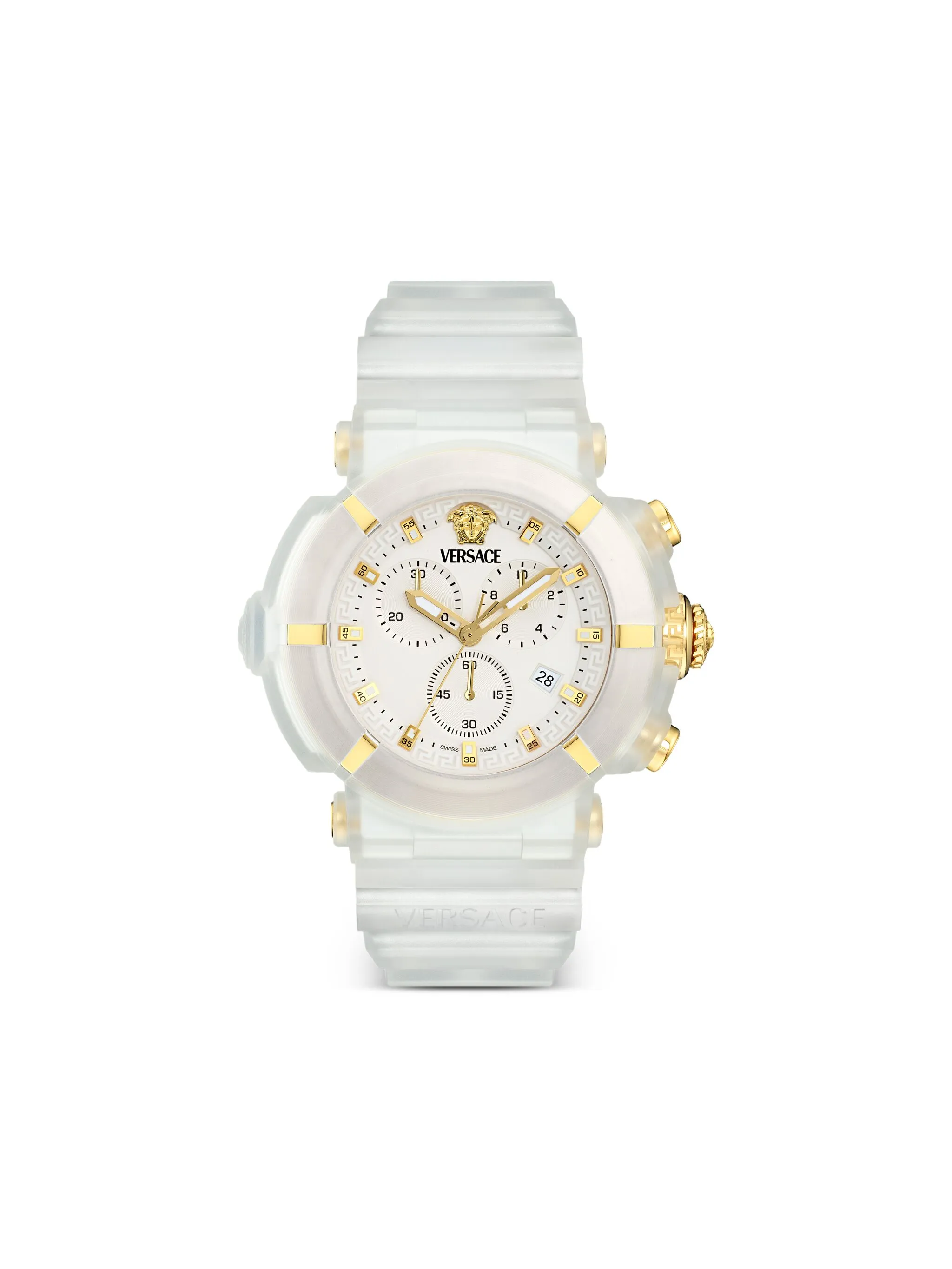 

Наручные часы V-Real Active Chrono 45 мм Versace, белый