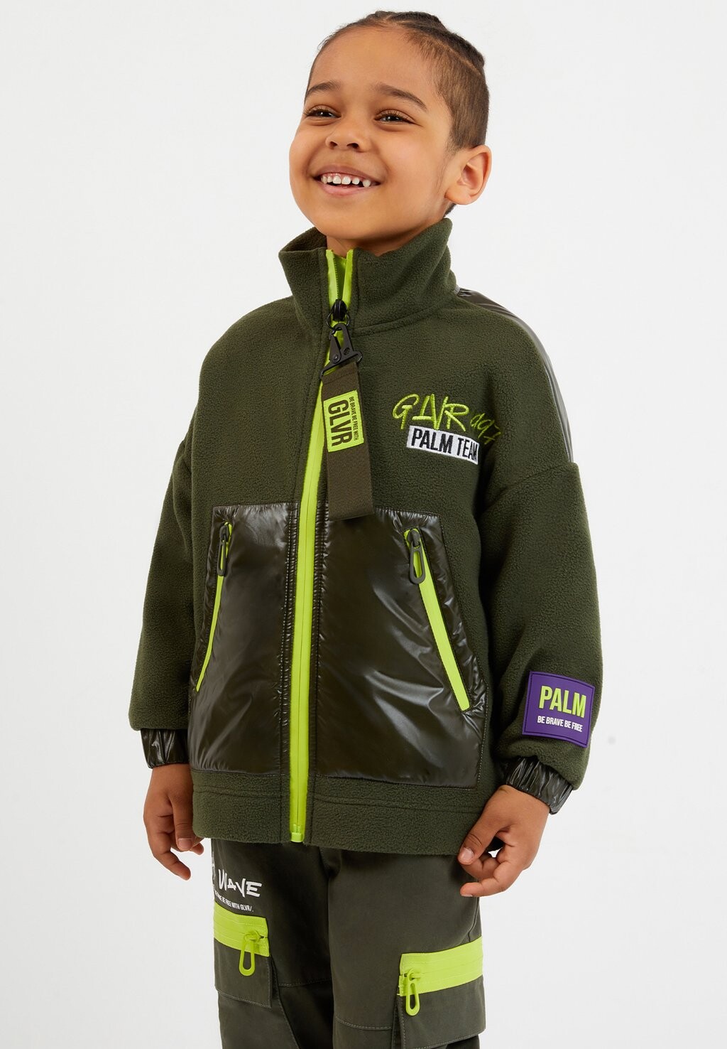 

Флисовая куртка Gulliver, цвет khaki