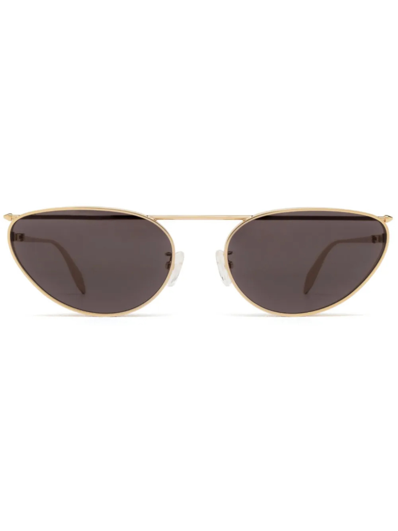 

Alexander McQueen Eyewear солнцезащитные очки AM0424S, золотой
