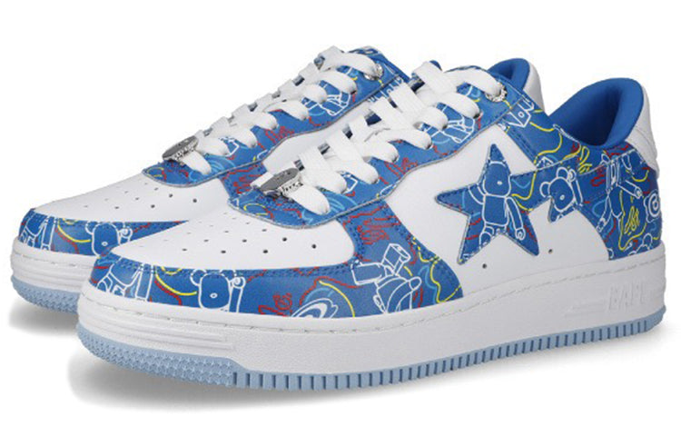 Кроссовки A BATHING APE Sta BE@R CAMO x Medicom Toy Exhibition Blue Camo — фото 2