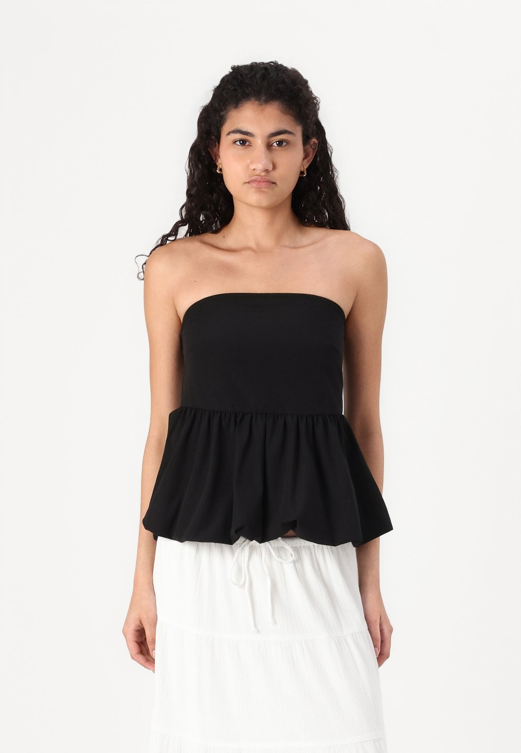 

Блуза VMESRA TUBE BUBBLE HEM - Top Vero Moda, черный