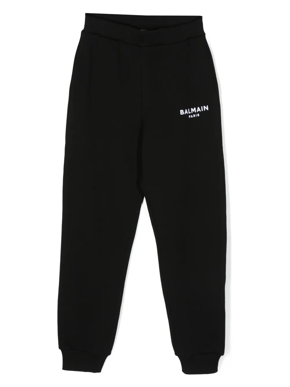 Спортивные брюки с логотипом Balmain Kids, черный