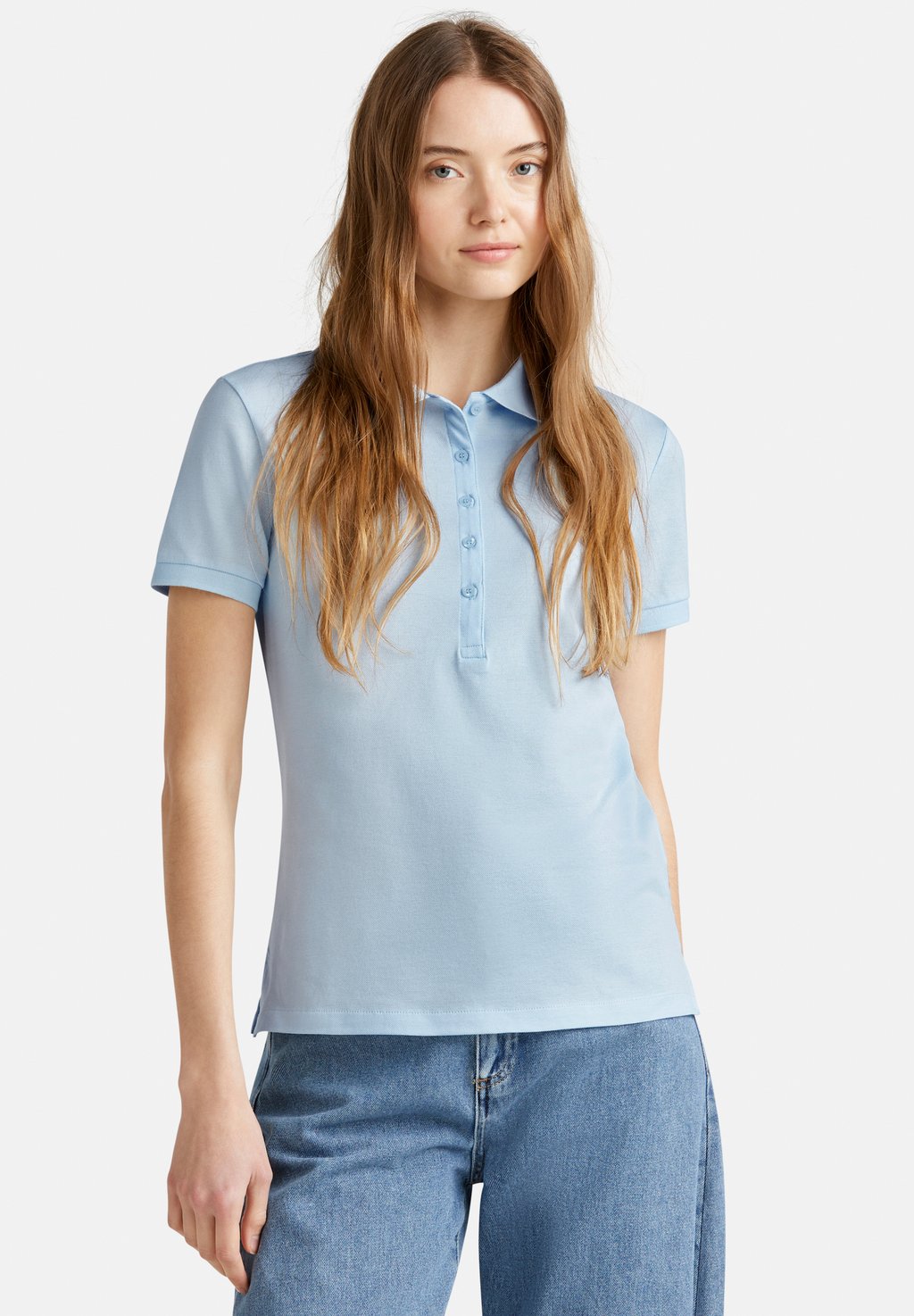 

Рубашка поло IN STRETCH United Colors of Benetton, синий