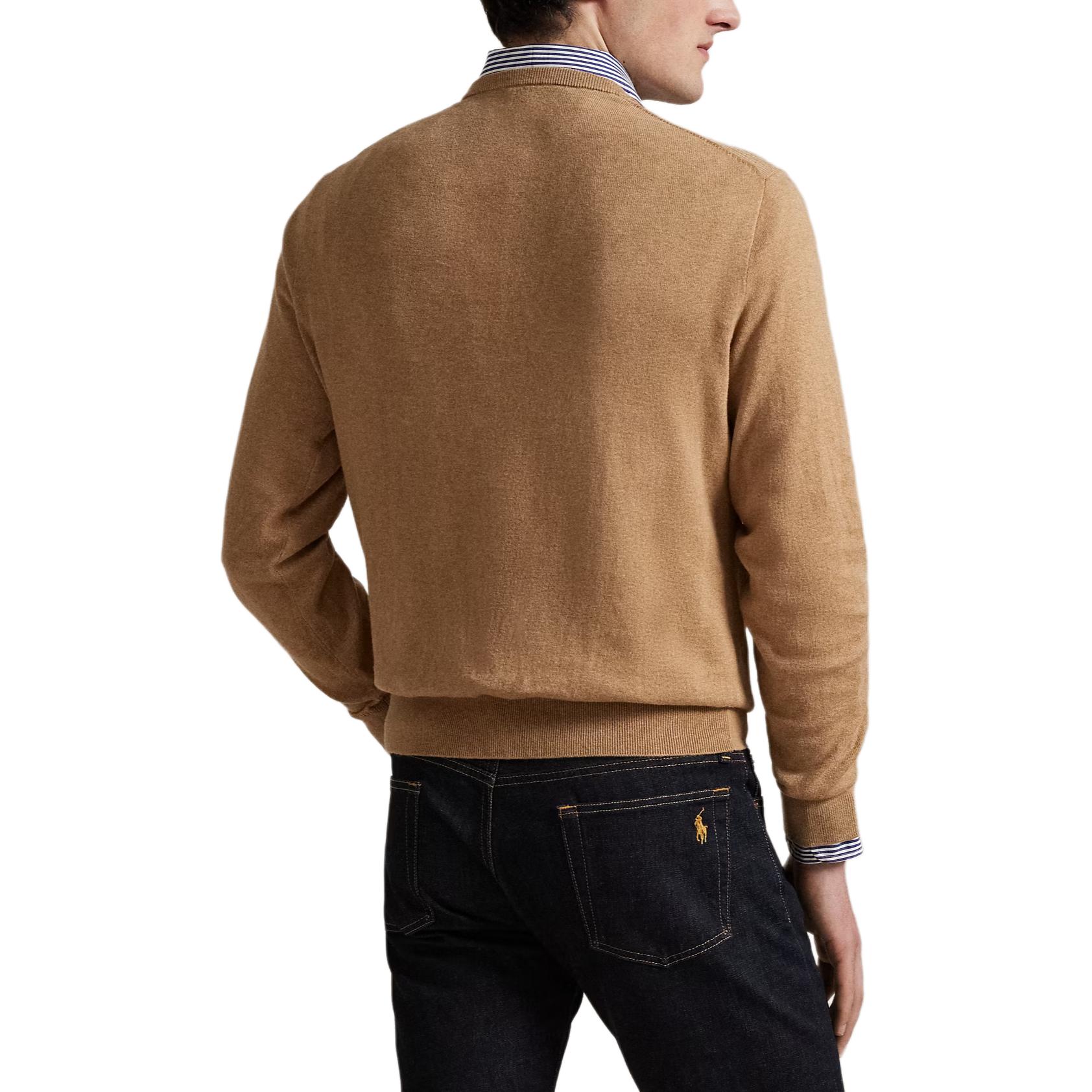 Джемпер с круглым вырезом Polo Ralph Lauren, salty caramel mixed color — фото 4