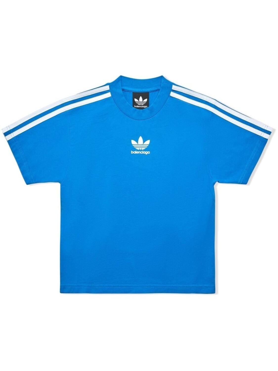 

Футболка с короткими рукавами из коллаборации с adidas Balenciaga Kids, синий