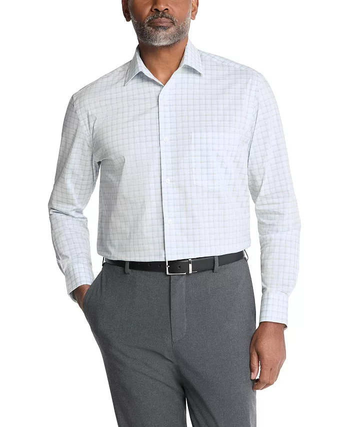

Мужская классическая рубашка с отложным воротником Ultra Wrinkle Free Flex Van Heusen, серый