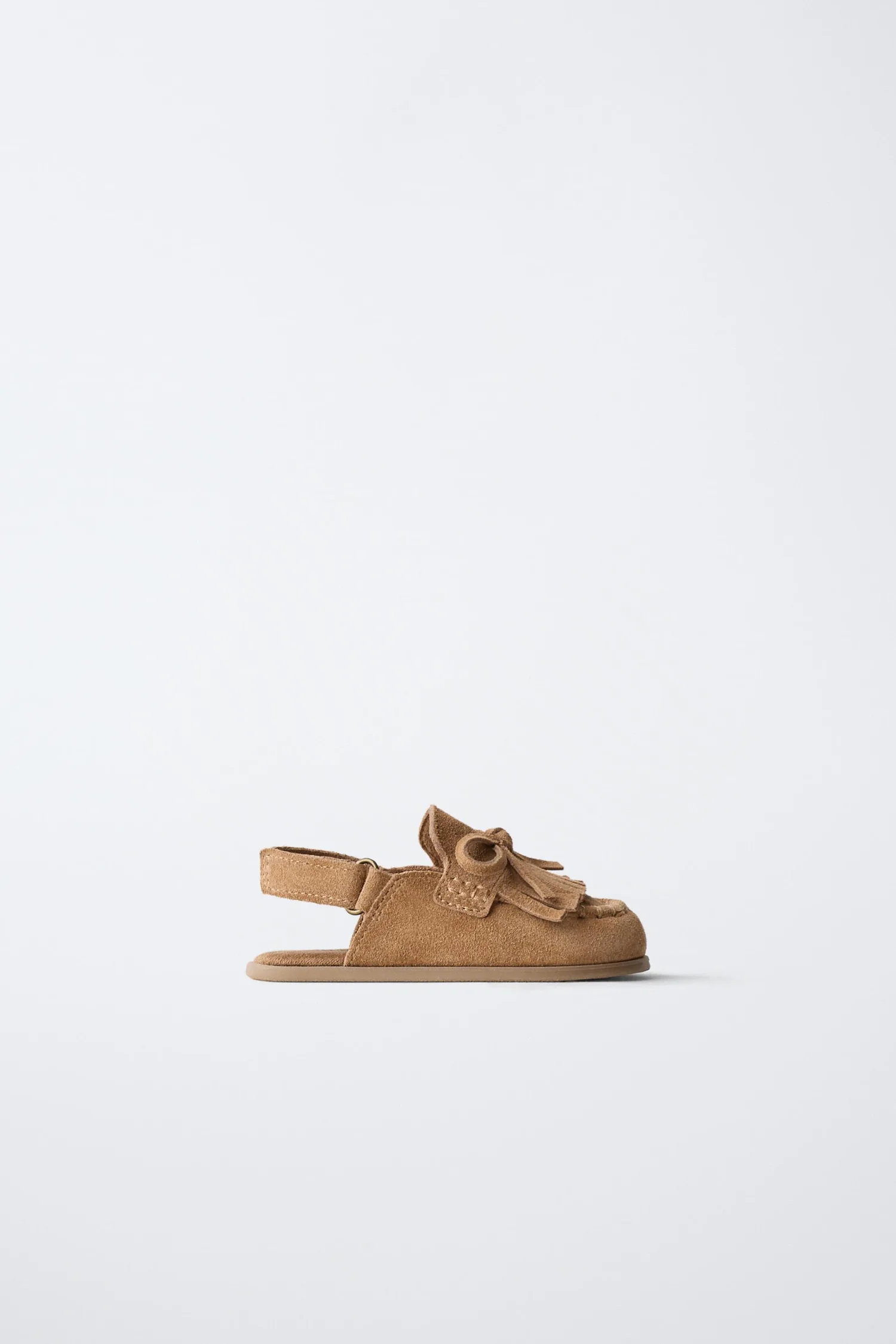 Кожаные сабо для ходьбы босиком Zara, коричневый