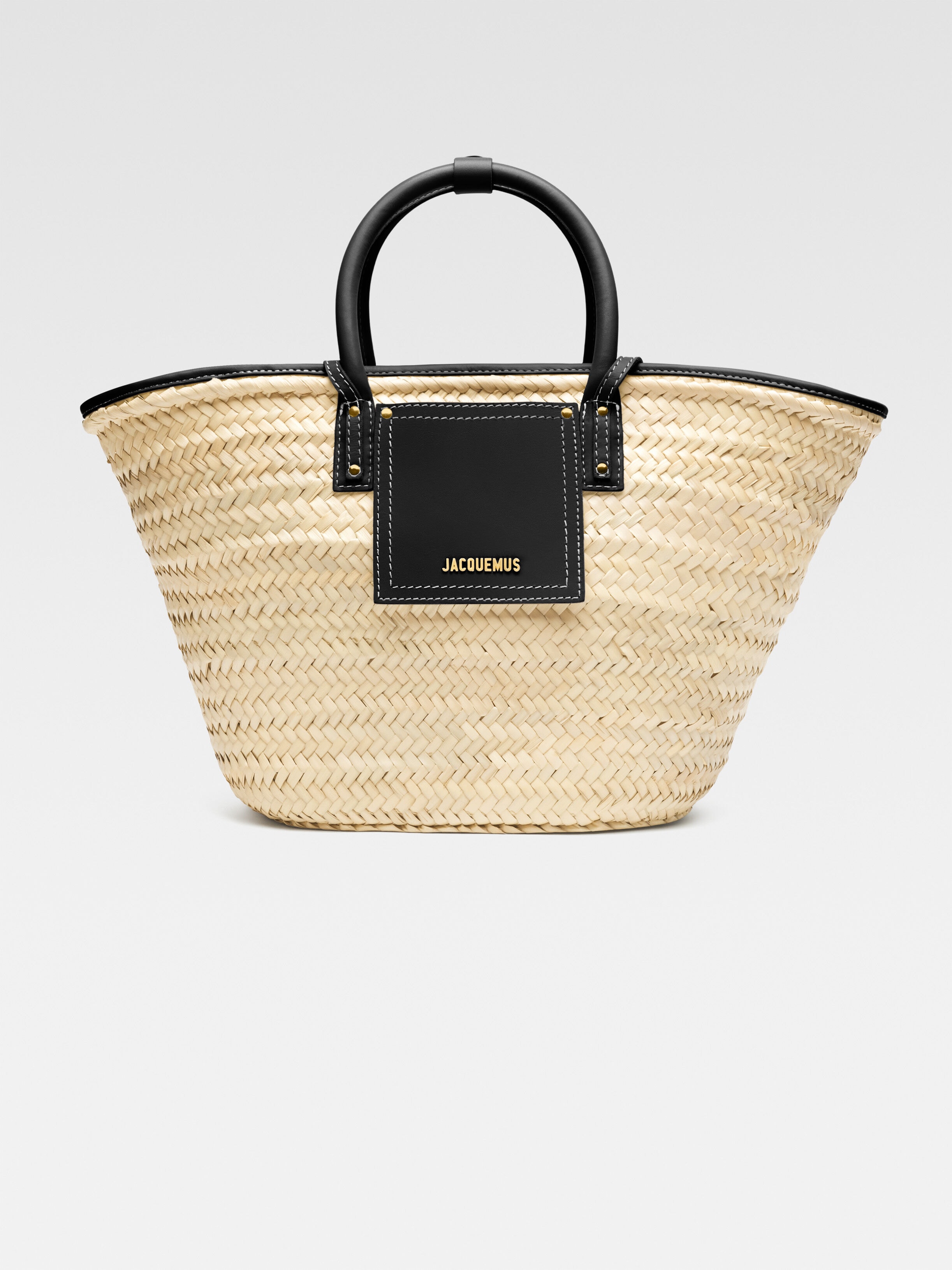 

Пляжная сумка-корзина JACQUEMUS The Soli basket, черный