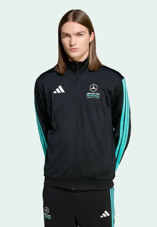 Толстовка Adidas Performance, черный с мятным
