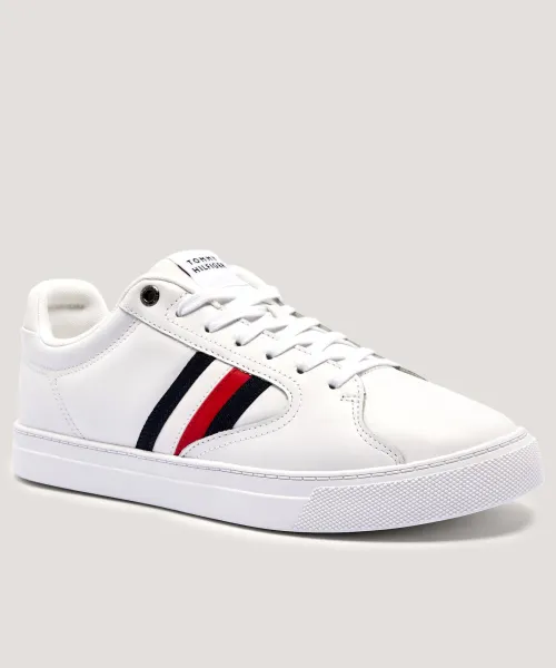 

Кожаные кроссовки Icon Court Tommy Hilfiger, белый
