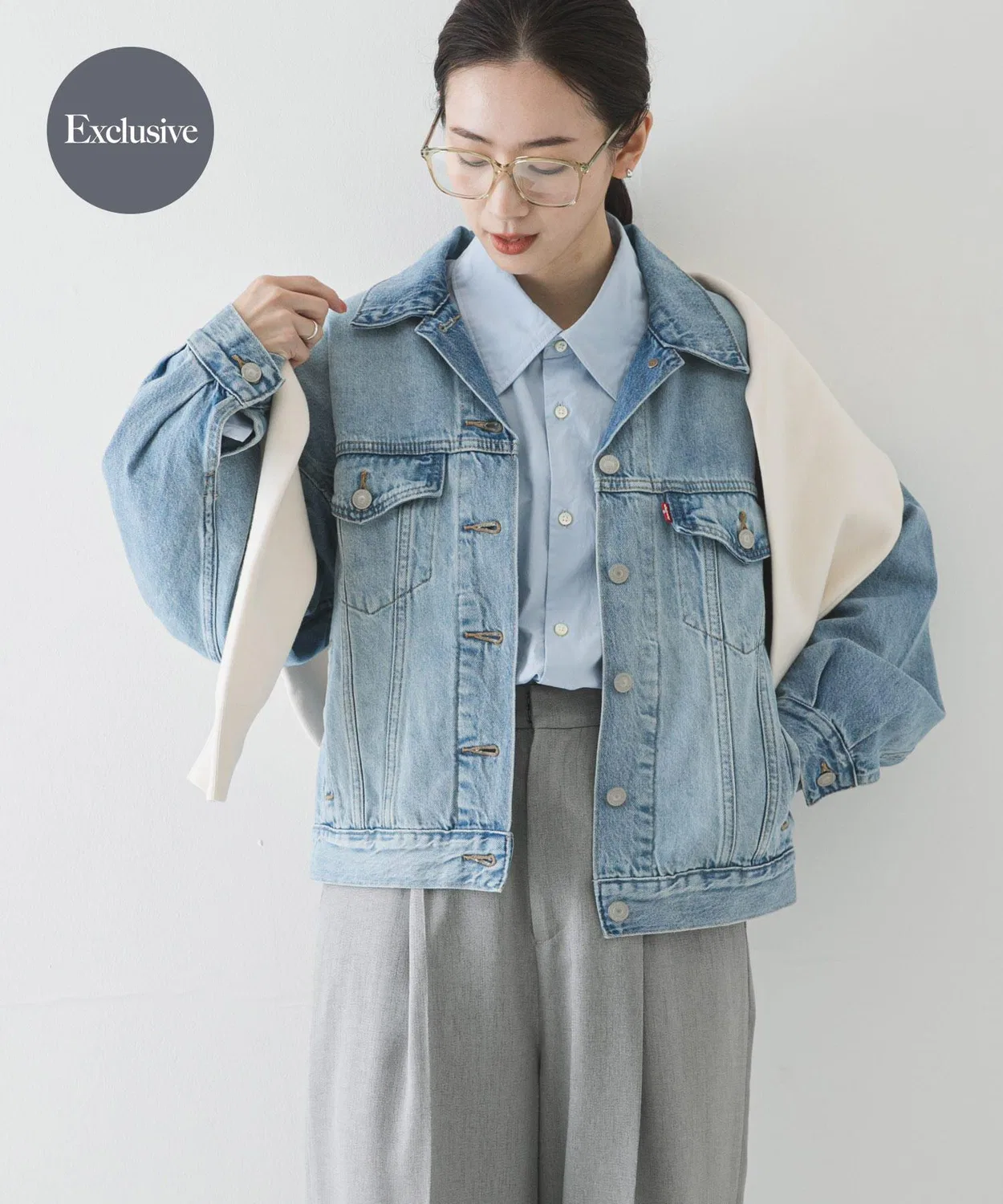 Куртка-тракер Levi's 90s Trucker, джинсовая, светлый индиго