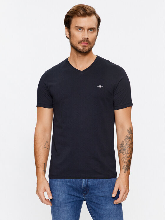 

Футболка узкого кроя Gant, черный
