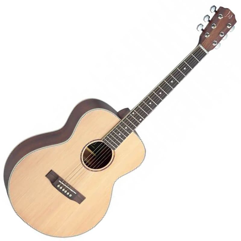 

Акустическая гитара James Neligan ASY-A MINI Mini Auditorium Solid Spruce Top 6-String Travel Acoustic Guitar w/Gig Bag