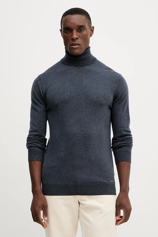 

Шерстяной свитер JIM Guess, серый