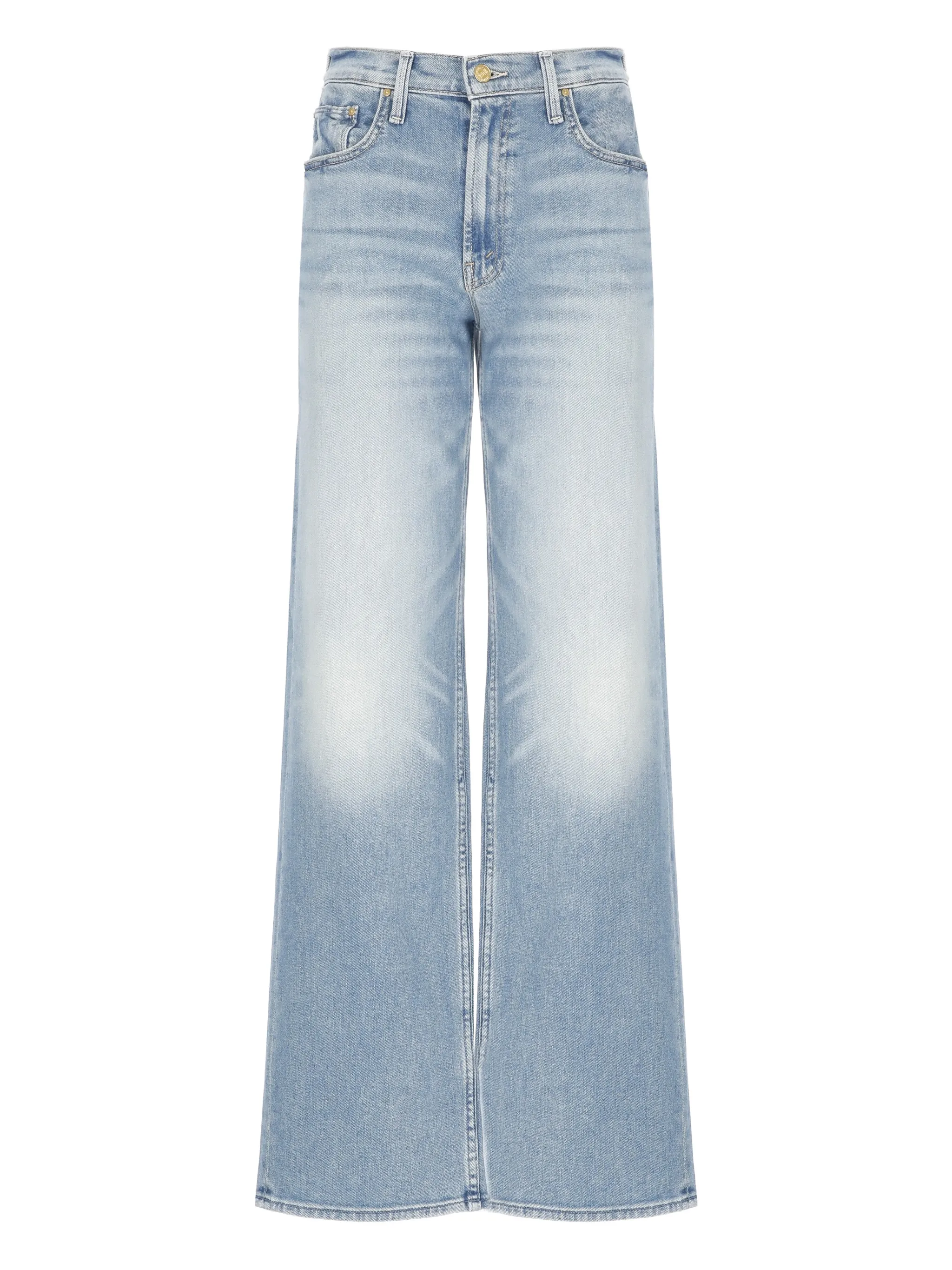 

Джинсы широкого кроя Mother, синий