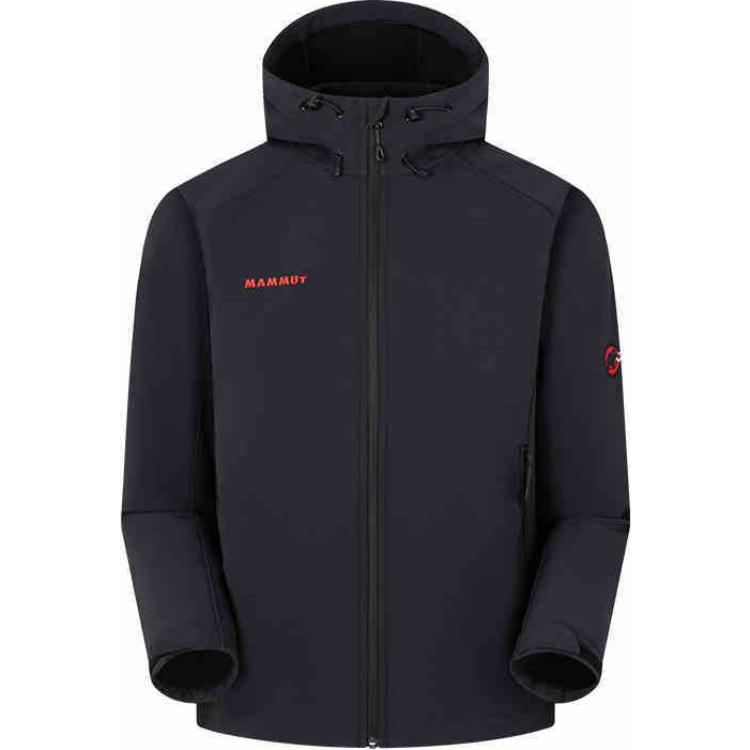 

Мужская куртка Clion с капюшоном, утепленная, из мягкого материала Mammut, черный