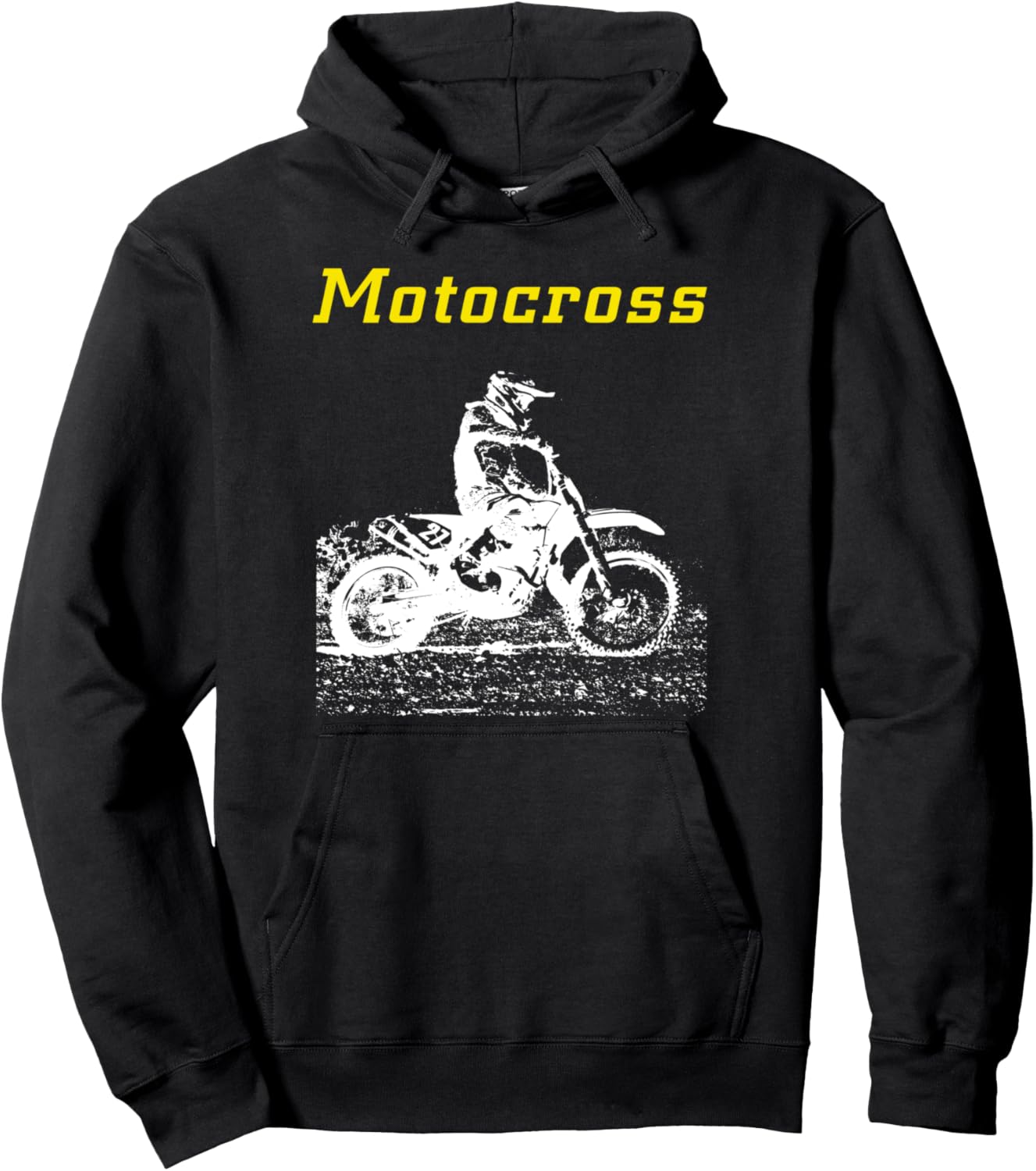 

Мотокроссовая толстовка MX для байкера-мотокроссиста с принтом эндуро Motocross Streetwear Design, черный