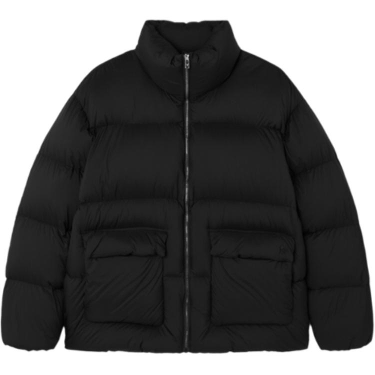 

Пуховики Unisex с воротником стойкой, умеренная длина GUESS, черный