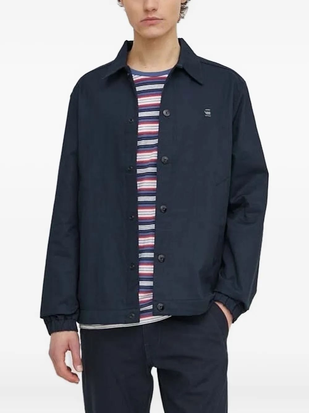 

Куртка-рубашка на пуговицах G-Star RAW, синий