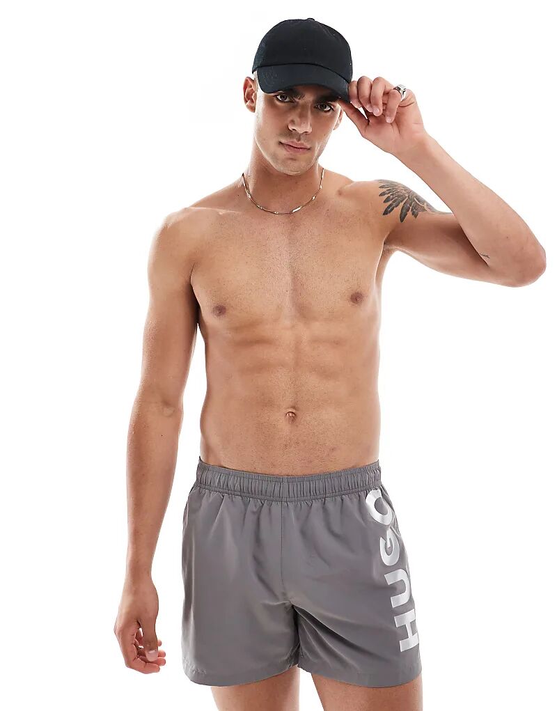 

Шорты для плавания HUGO Swimwear abas серого цвета BOSS Bodywear