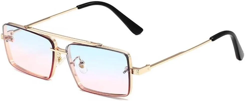 

Солнцезащитные очки LVTFCO для мужчин и женщин, многоугольные солнцезащитные очки в стиле ретро, ​​металлическая оправа, защита от ультрафиолета UV400, 5