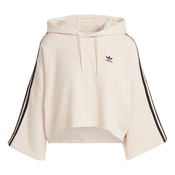 

Толстовка с капюшоном укороченные Толстовка Adidas, бежевый