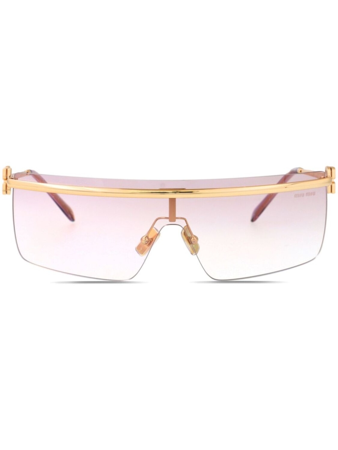 

Защитные солнцезащитные очки Miu Miu Eyewear, золотой