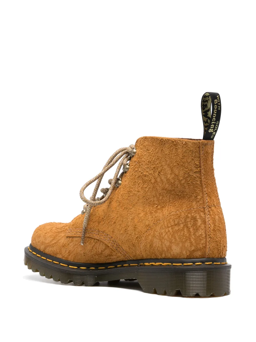 Мужские ботинки Dr. Martens 101 из ворсистой замши, оранжевый — фото 3