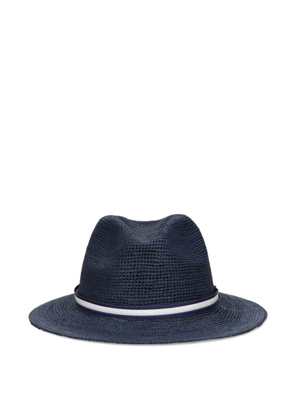 

Шляпа Argentina в технике кроше Borsalino, синий