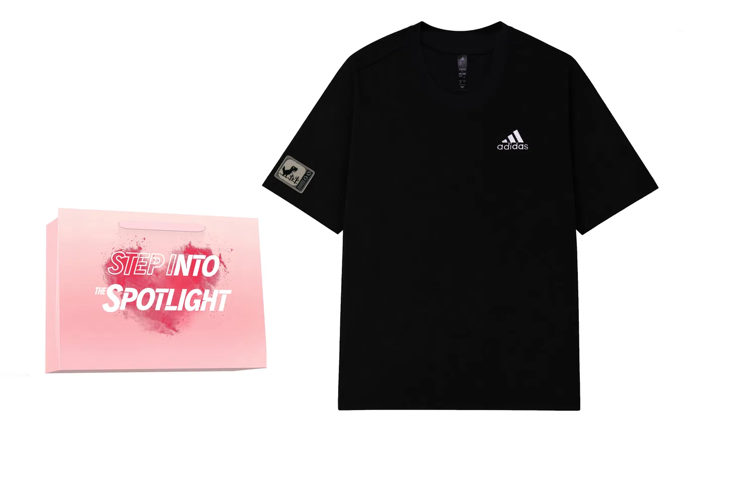 Футболка MUST HAVES Adidas Pink Shopping Bag-Moonlight Treasure Box