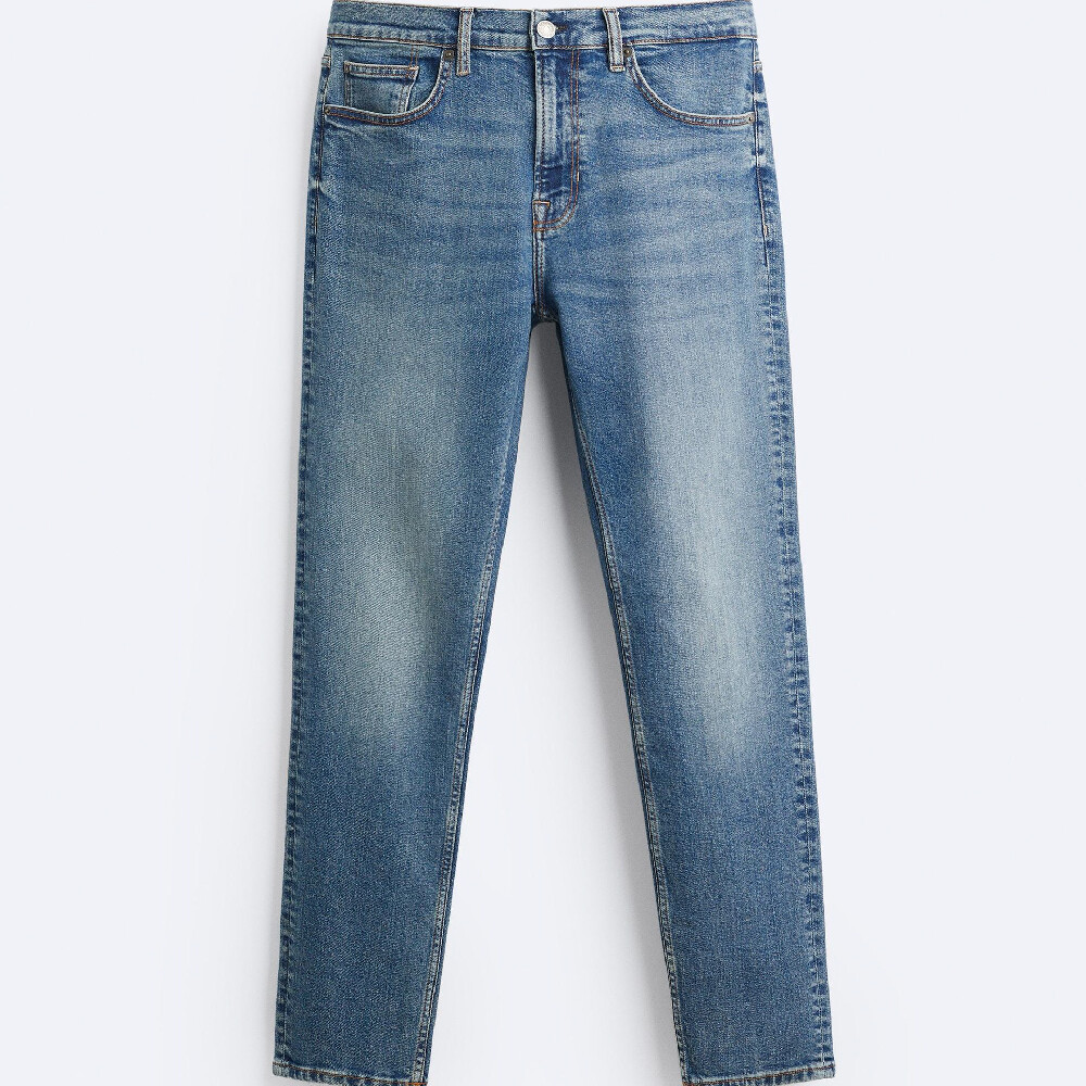 

Джинсы Zara Slim Fit, синий