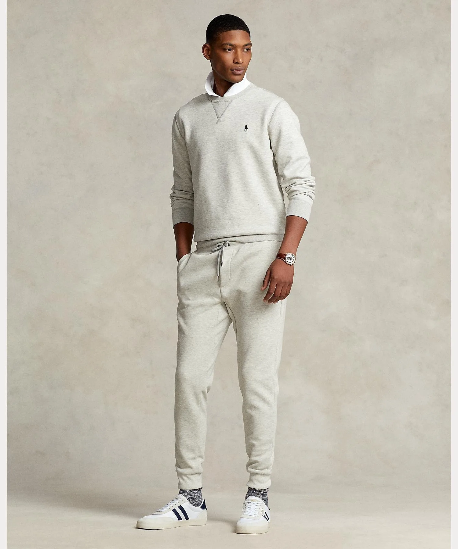 Толстовка двойной вязки Polo Ralph Lauren, 020 Gray — фото 3