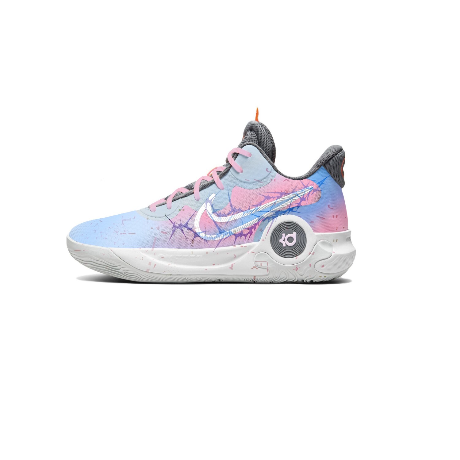 

Баскетбольные кроссовки KD Trey 5 IX Basketball Shoes Unisex Mid-Top Pink Nike, цвет Sky Blue