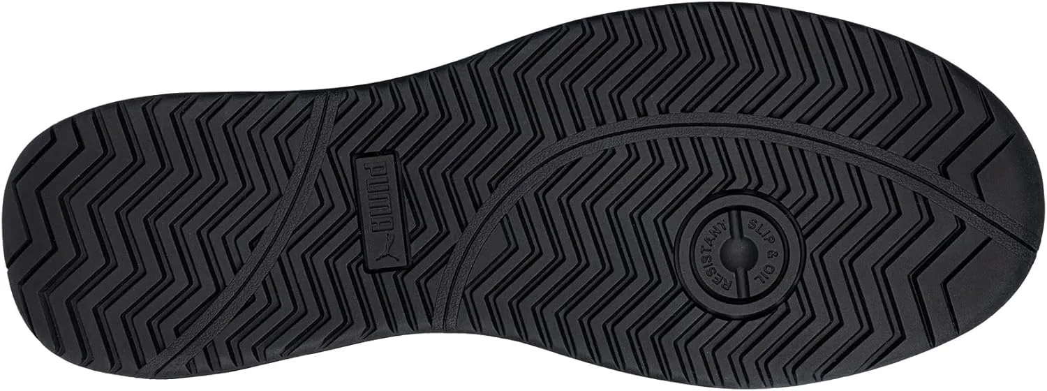 Защитные кроссовки PUMA Safety Iconic Low S1PL ESD FO HRO SR унисекс, нескользящие, без металлических вставок из стекловолокна, черный — фото 2