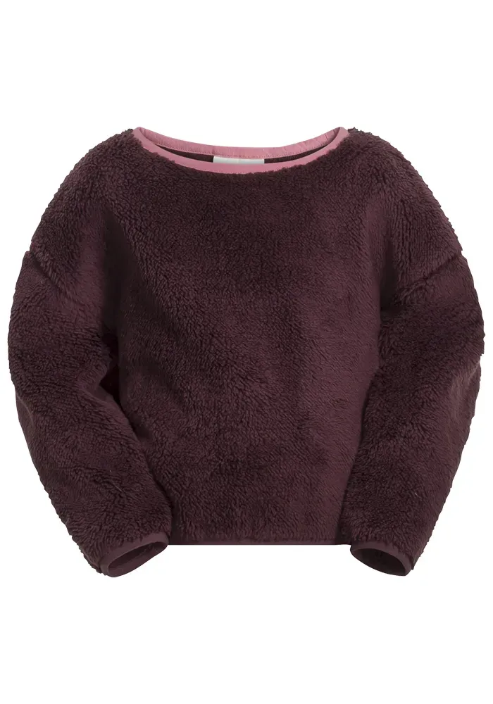 

Свитер с круглым вырезом Jack Wolfskin "GLEELY FLEECE PULLOVER K", цвет Boysenberry