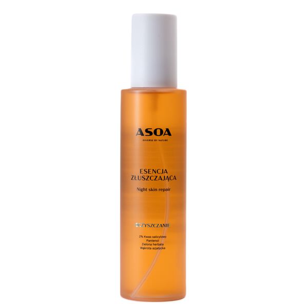 

Натуральная отшелушивающая эссенция для лица, 150 мл Asoa Night skin repair