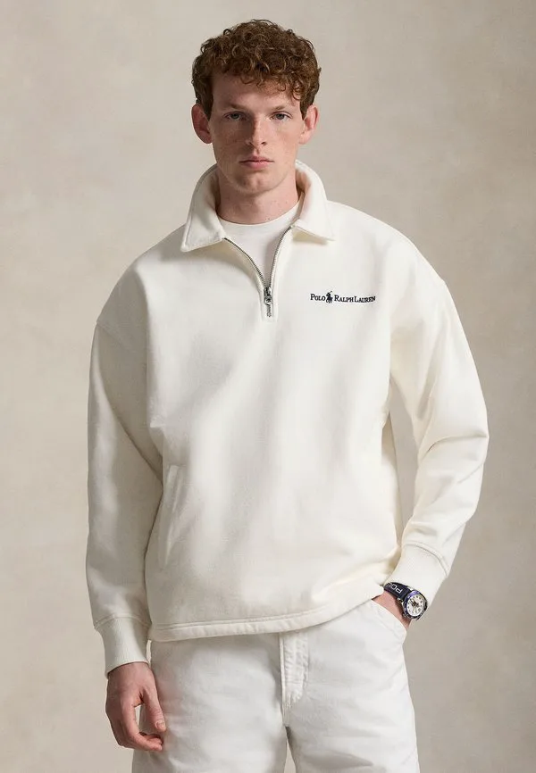 Вязаная полутолстовка на молнии, флисовый джемпер Polo Ralph Lauren, Nevis