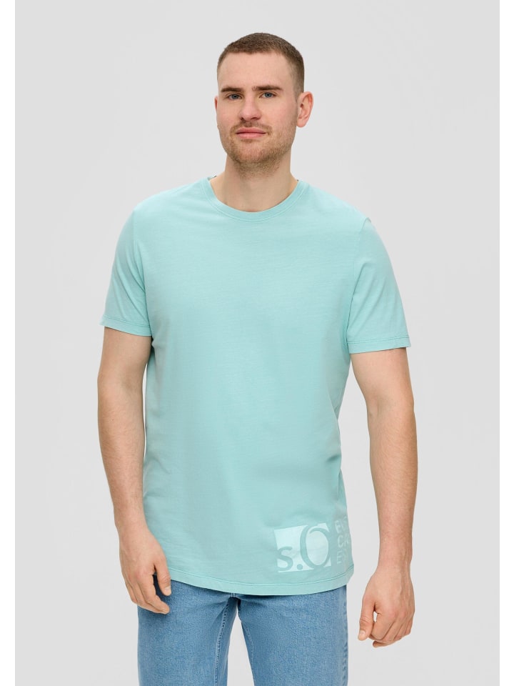 

Футболка цвета 6040_светло-бирюзовый s.Oliver, Зеленый, Футболка цвета 6040_светло-бирюзовый s.Oliver