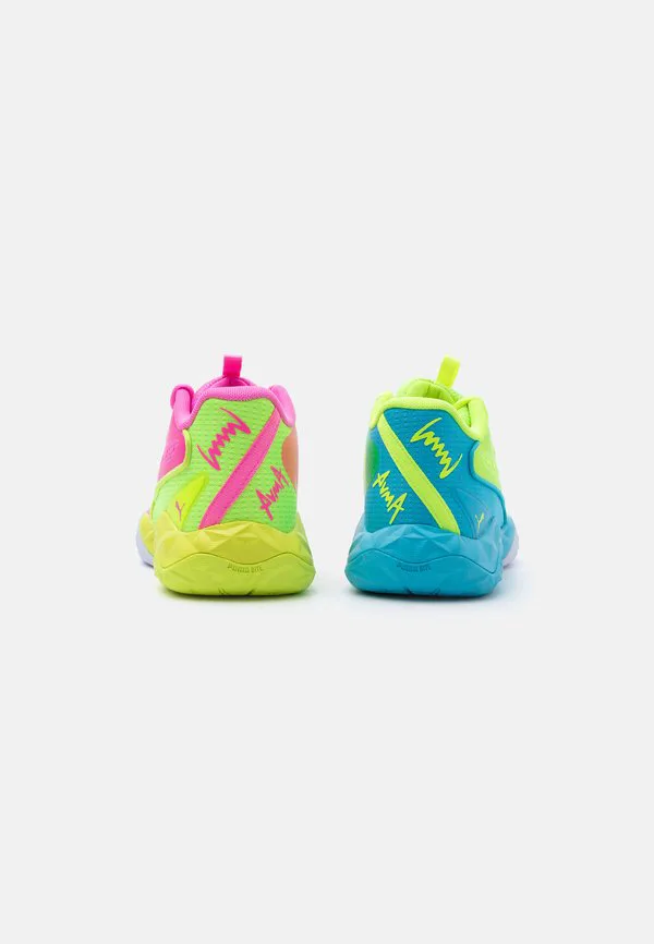 Баскетбольные кроссовки dagger 2 унисекс Puma, Lime Squeeze/Bright Aqua/Black — фото 3
