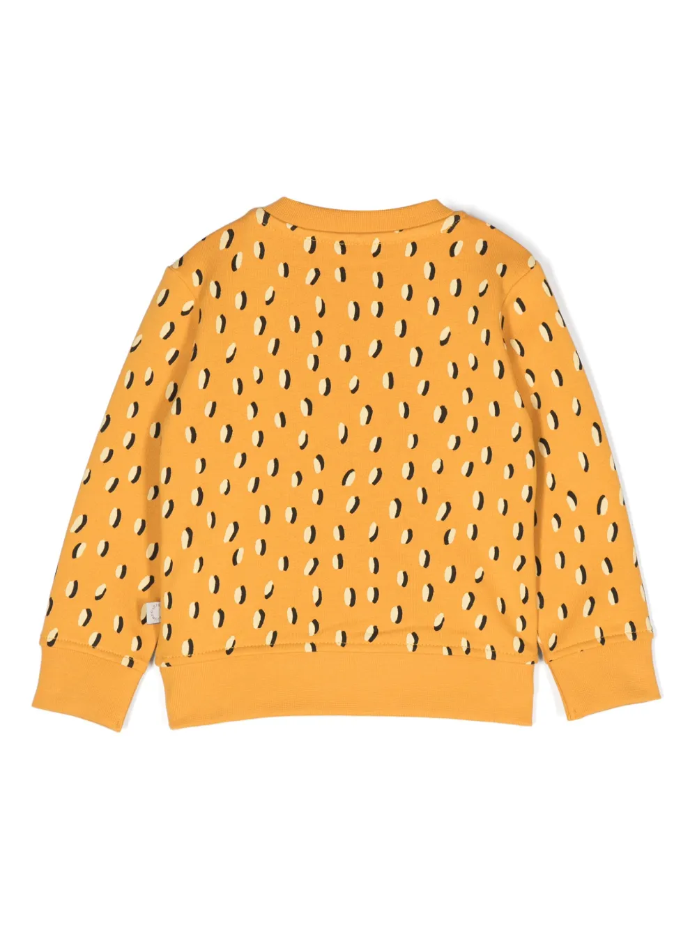 Джемпер с графичным принтом Stella McCartney Kids, оранжевый — фото 2