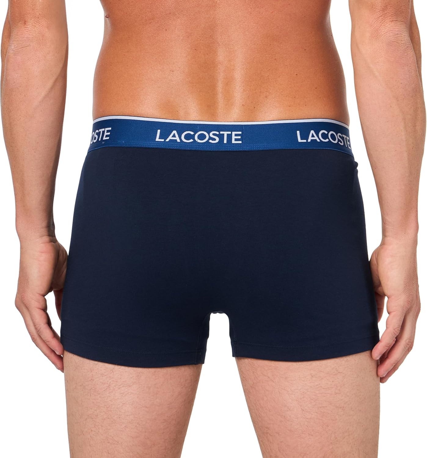 Трусы Lacoste, мужские, Navy Blue/Blue/Pink — фото 3